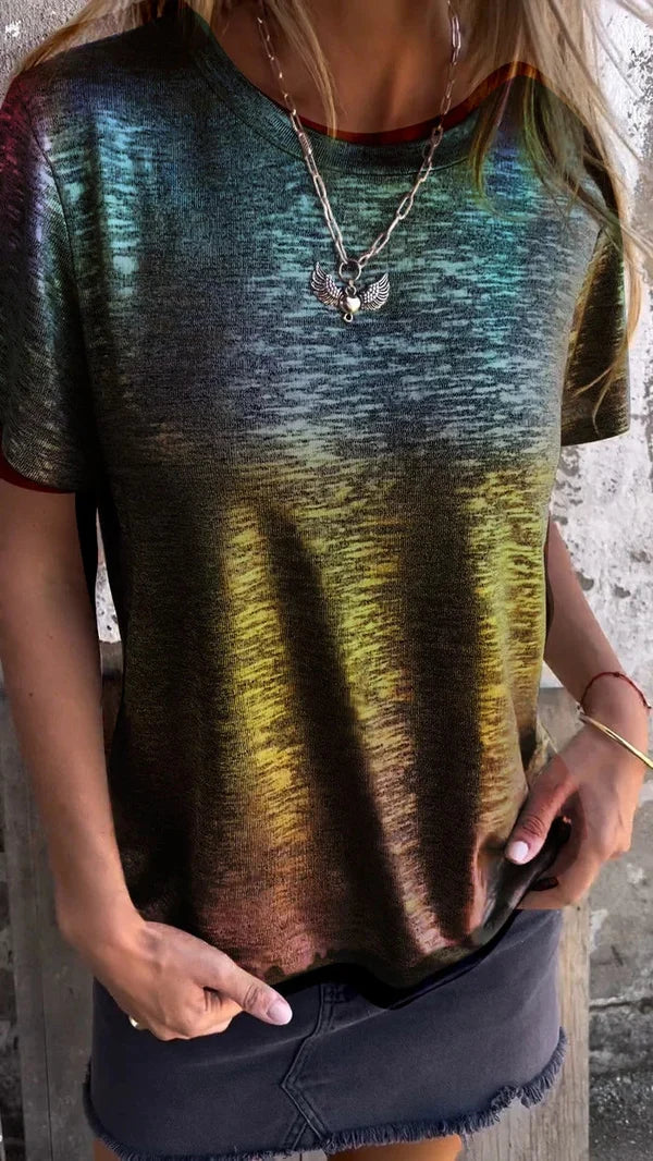 Aiyana | Short Sleeve Crew Neck T Shirt