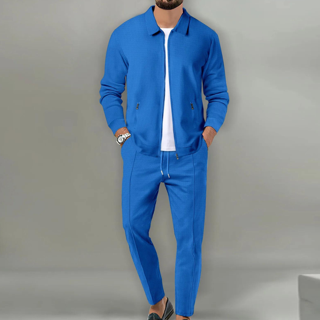Hank | Zip-Up Jacket and Tapered Pants Set