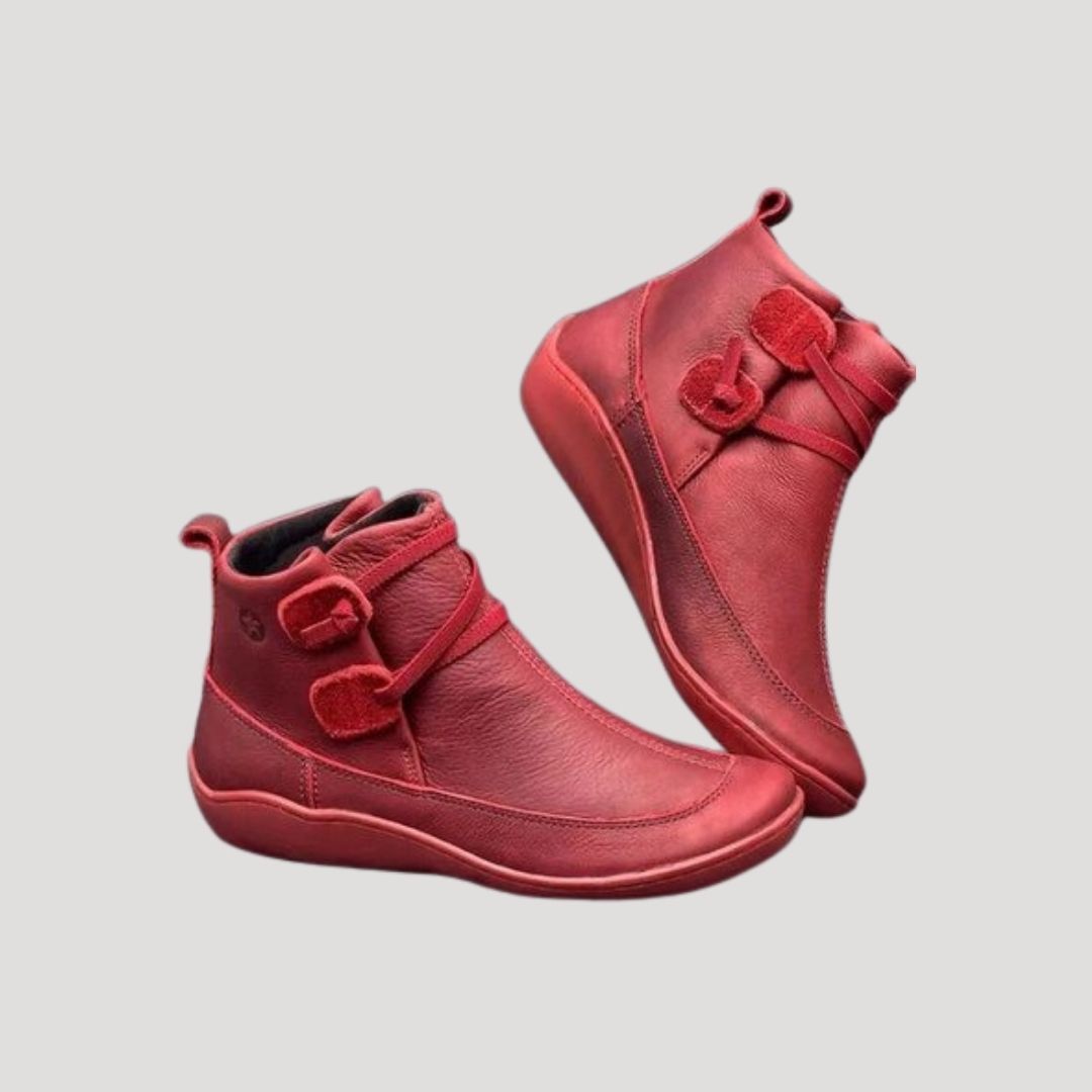Romualdo | Ankle Boots Buckle Strap Rounded Toe
