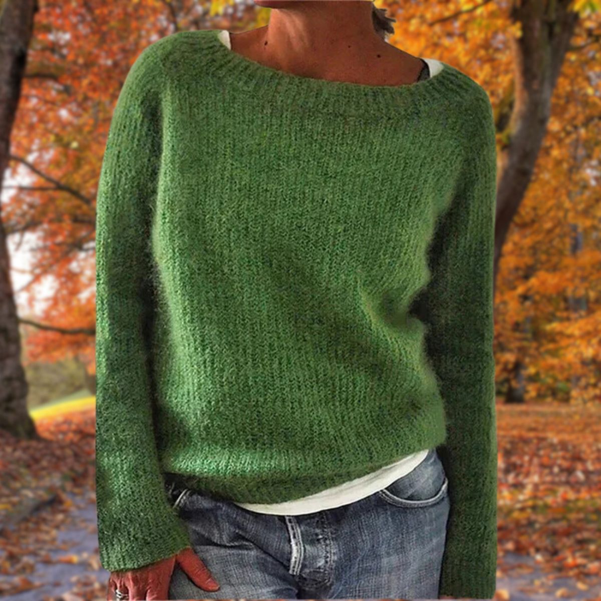 Haydee | Sweater Wide Neck Long Sleeve Relaxed Fit