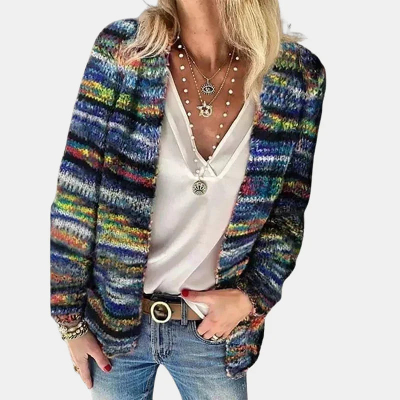 Kimbella | Multicolor Open Front Cardigan