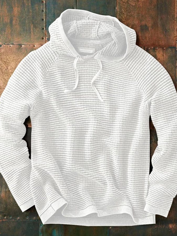 Jacob | Knit Hooded Long Sleeve Pullover