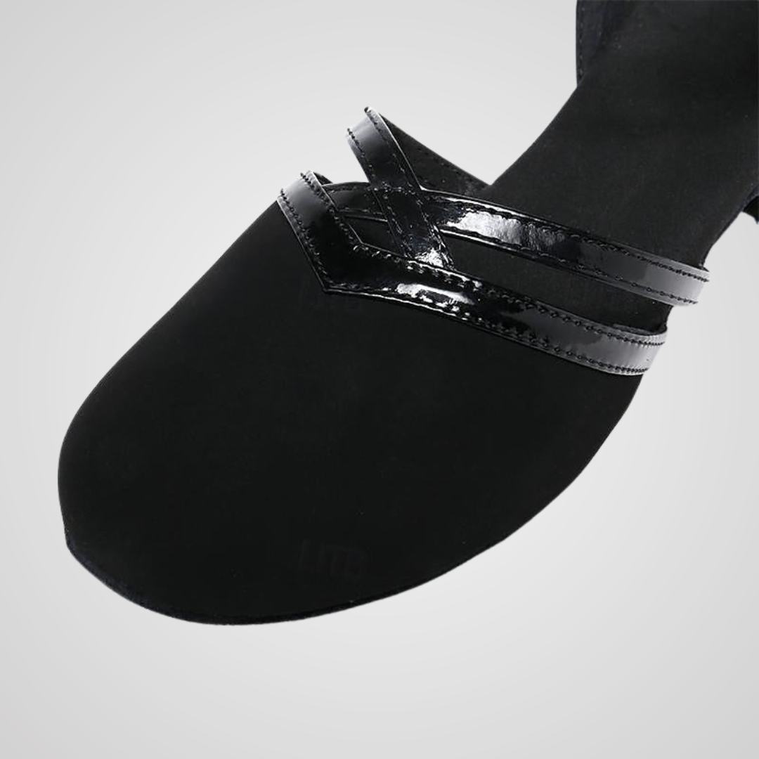 Lowitja | Black Mary Jane Low Heel Shoes
