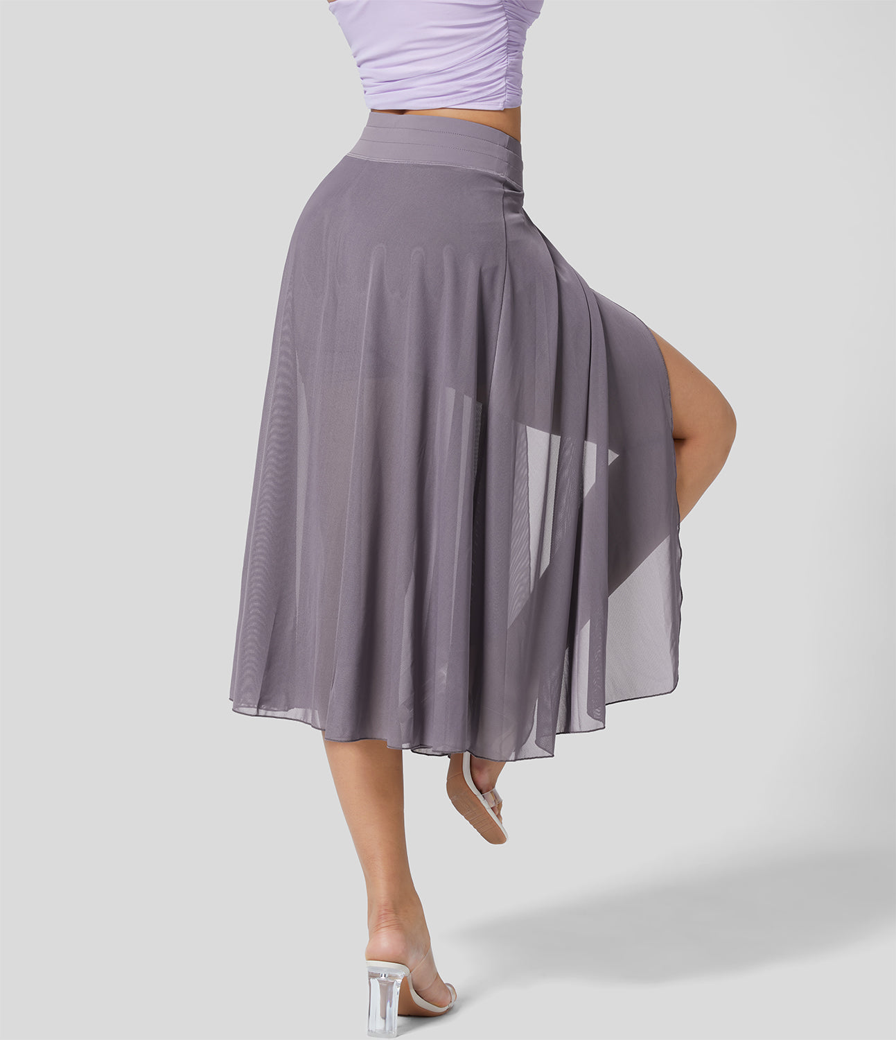 Eliara - High Waisted 2 In 1 Skirt Shorts