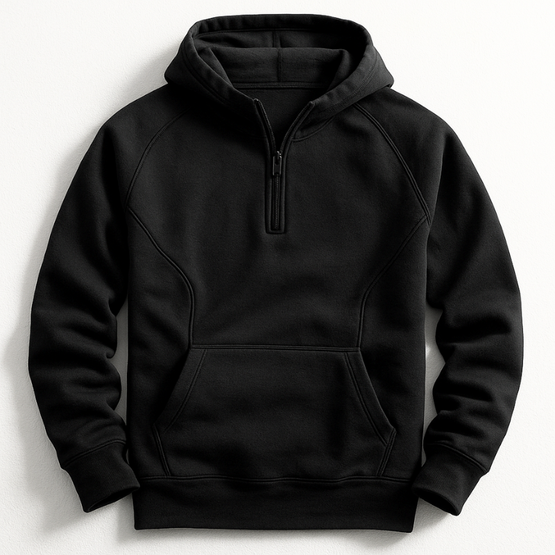 Vesperguard | Quarter Zip Hooded Long Sleeve Sweatshirt