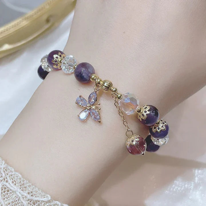Elsien | Beaded Butterfly Charm Bracelet