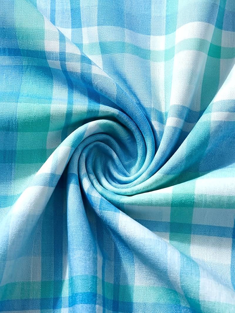 Endrita | Plaid Short Sleeve Button Front Shirt