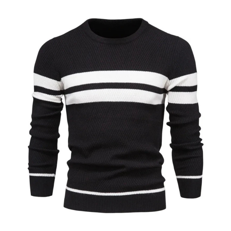 Arminas | Sweater Long Sleeve Striped Crew Neck Knit
