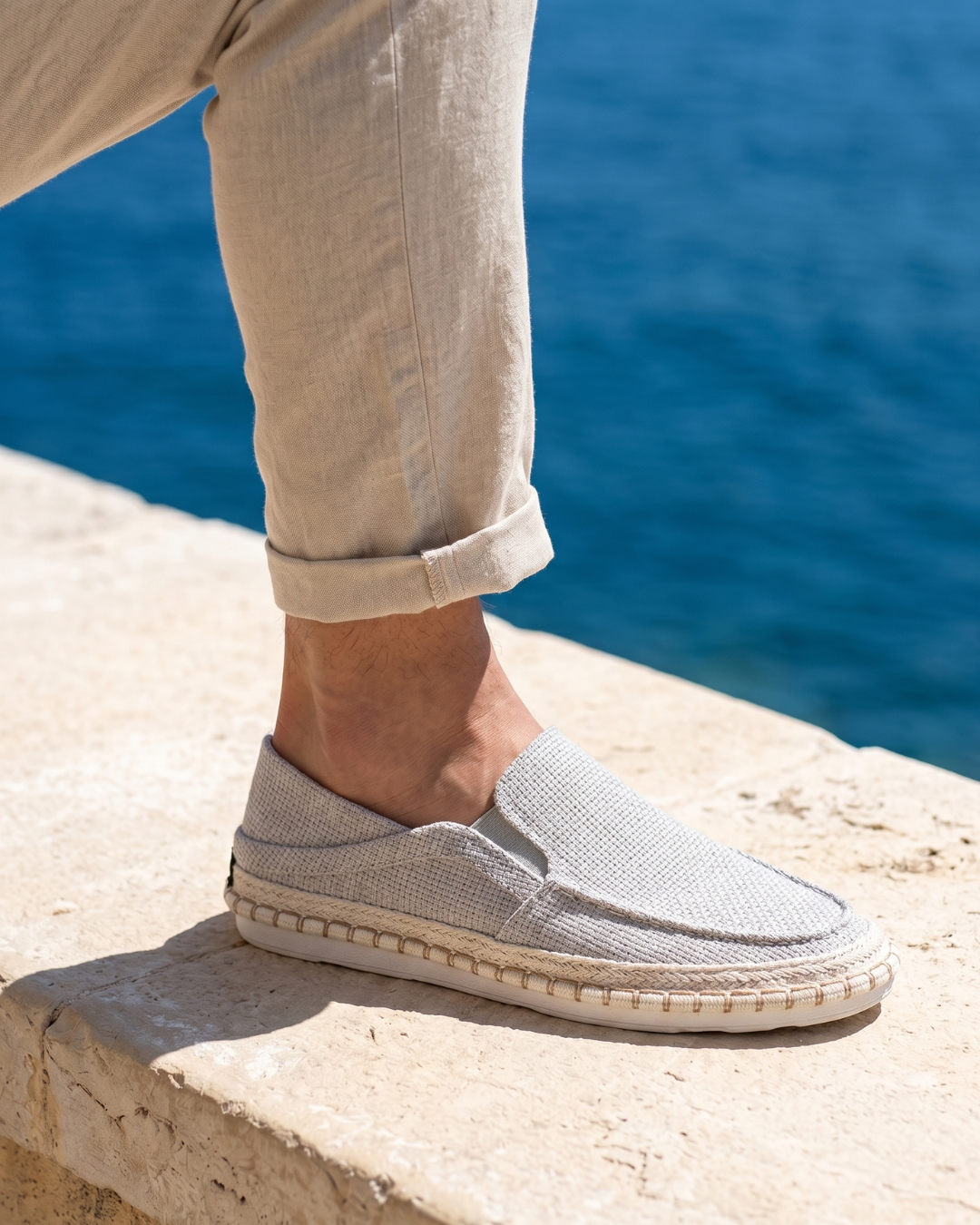 Gayel | Slip-On Woven Espadrille Casual Loafers