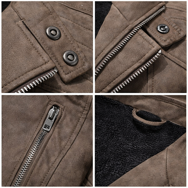 Jure | Moto Style Zip Front Jacket