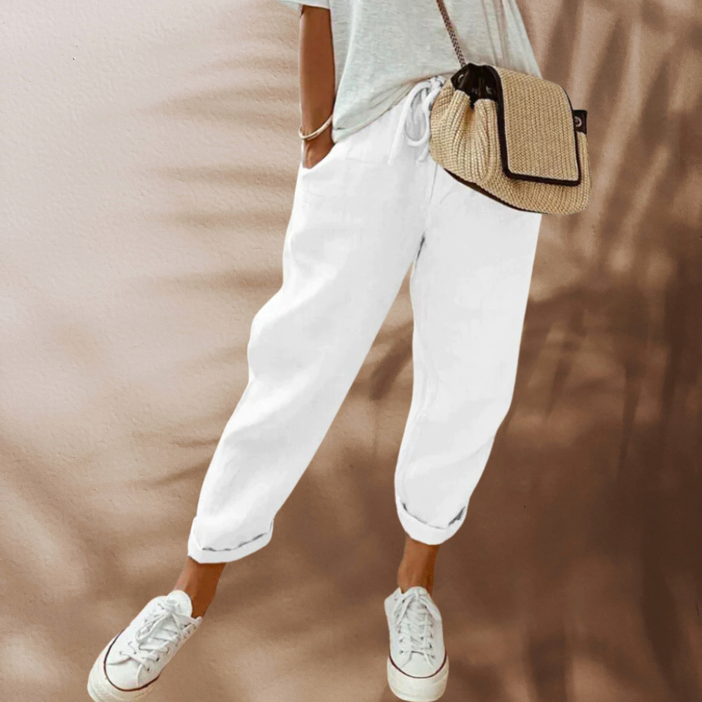 Zabrina | Casual Summer Pants with Drawstring