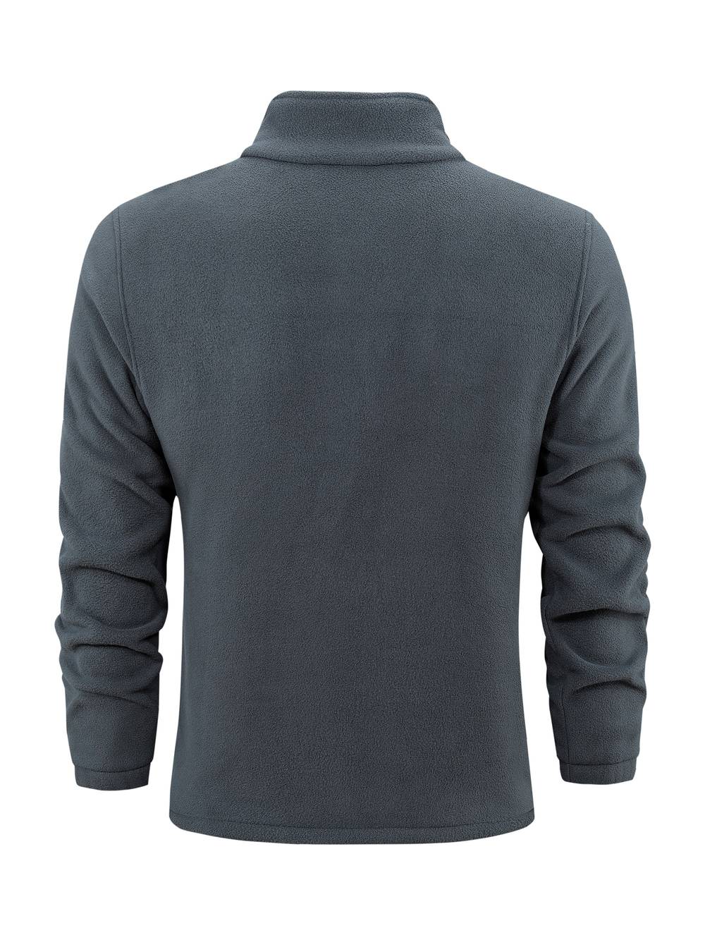 Jarrod | Jacket with Stand Collar and Fleece Texture