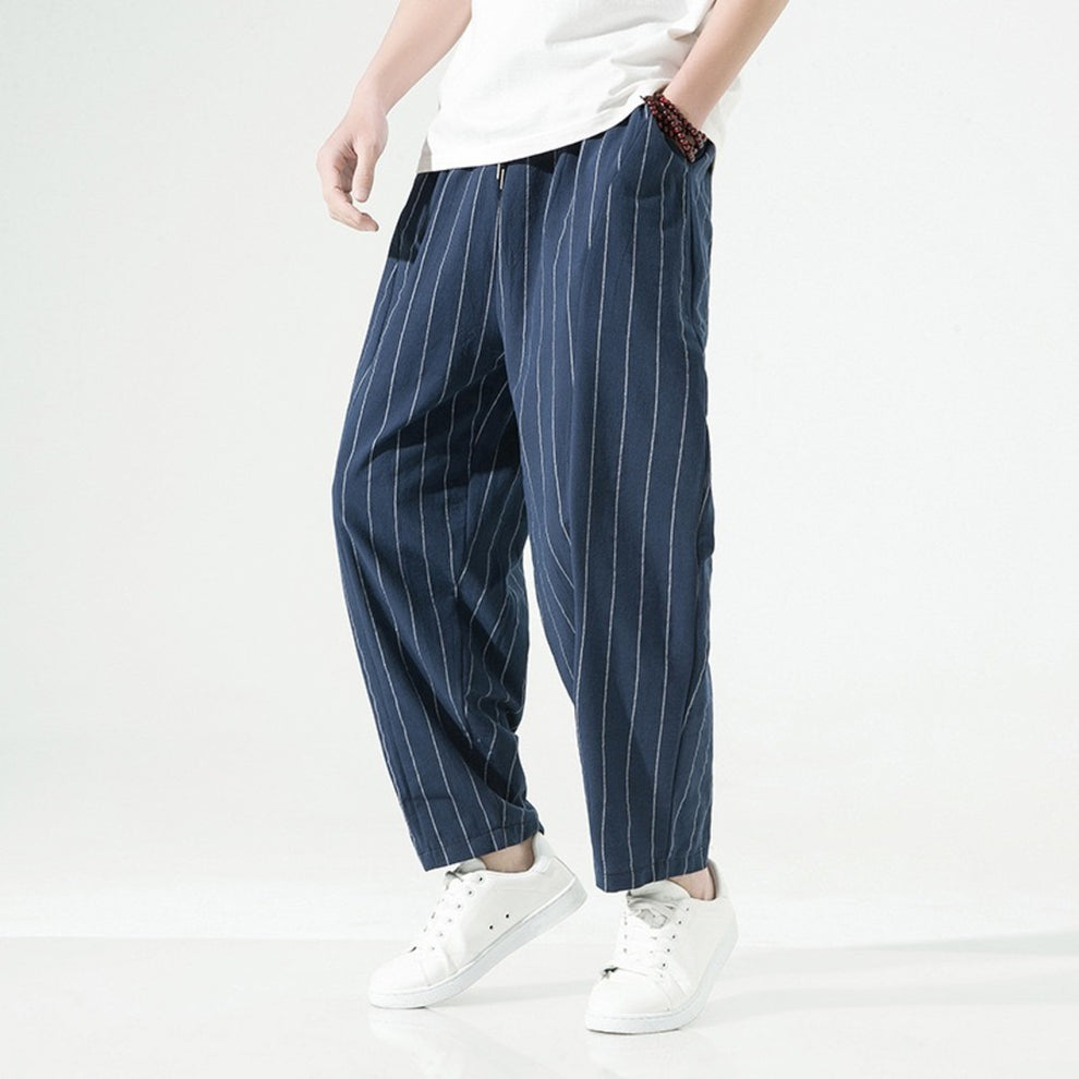 Milner | Striped Wide Leg Cropped Pants