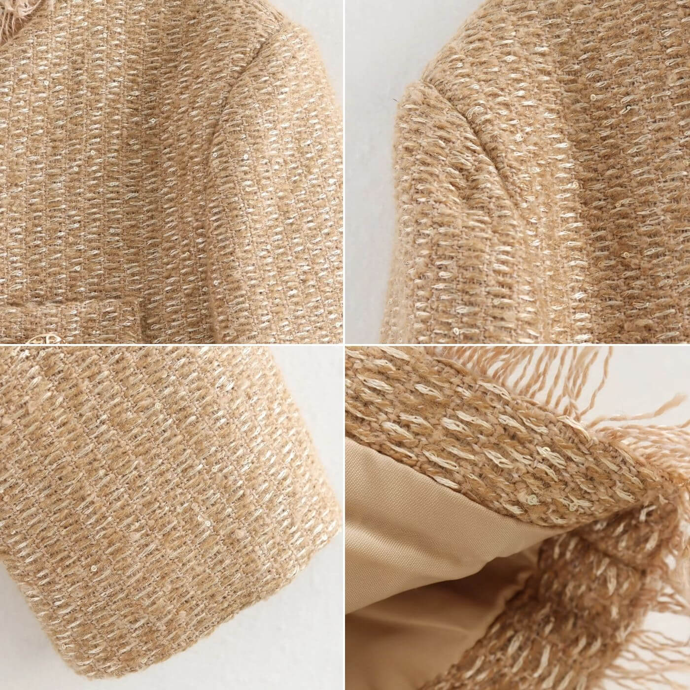 Graciana | Textured Button Front Jacket