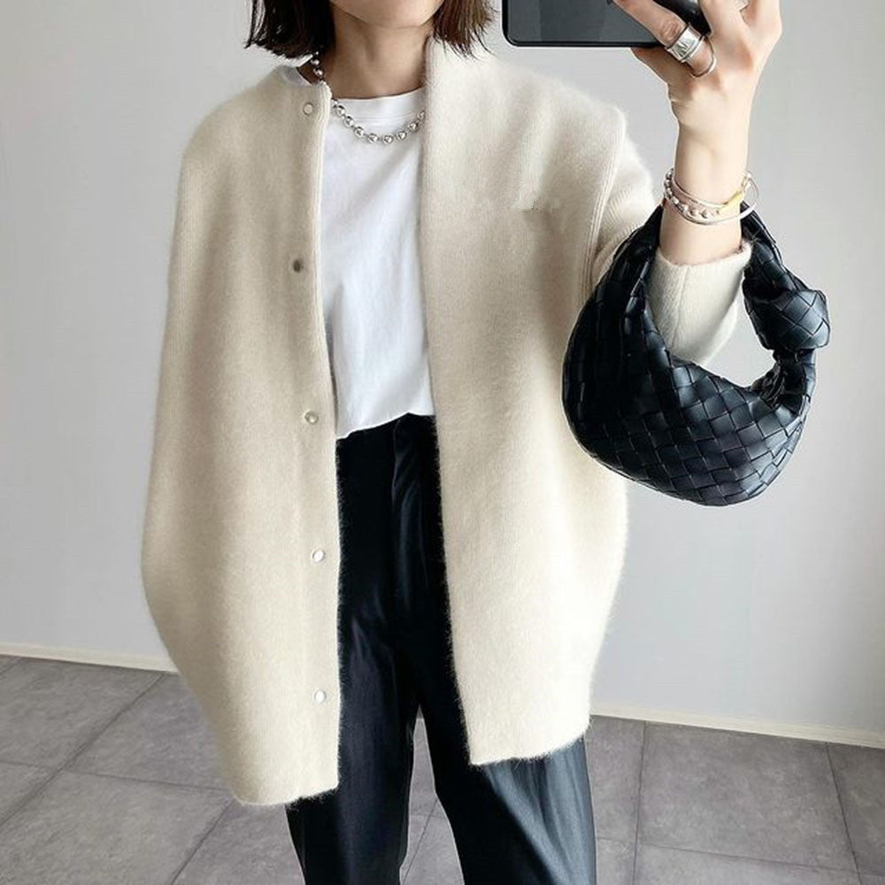 Denisse | Cardigan With Long Sleeves and Round Neck