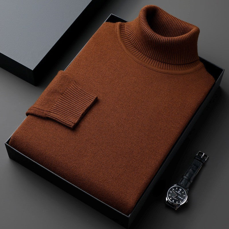 Jelmer | Turtleneck Long Sleeve Knit Sweater