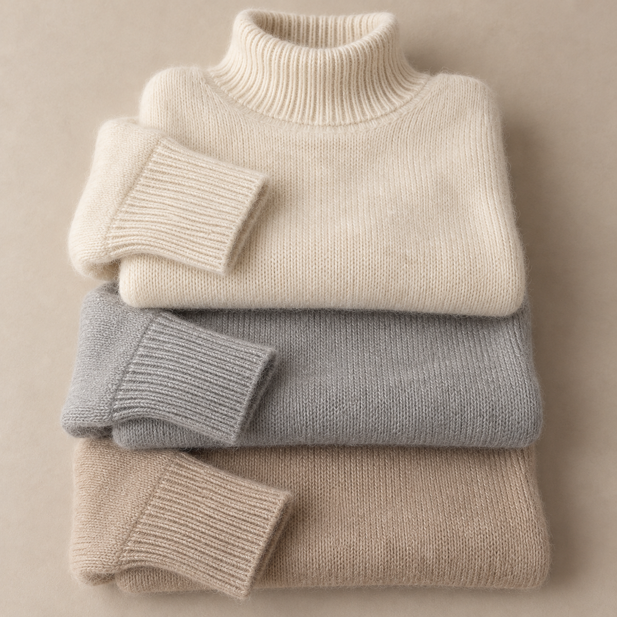 Rosella | Sweater With Ribbed Turtleneck and Relaxed Fit