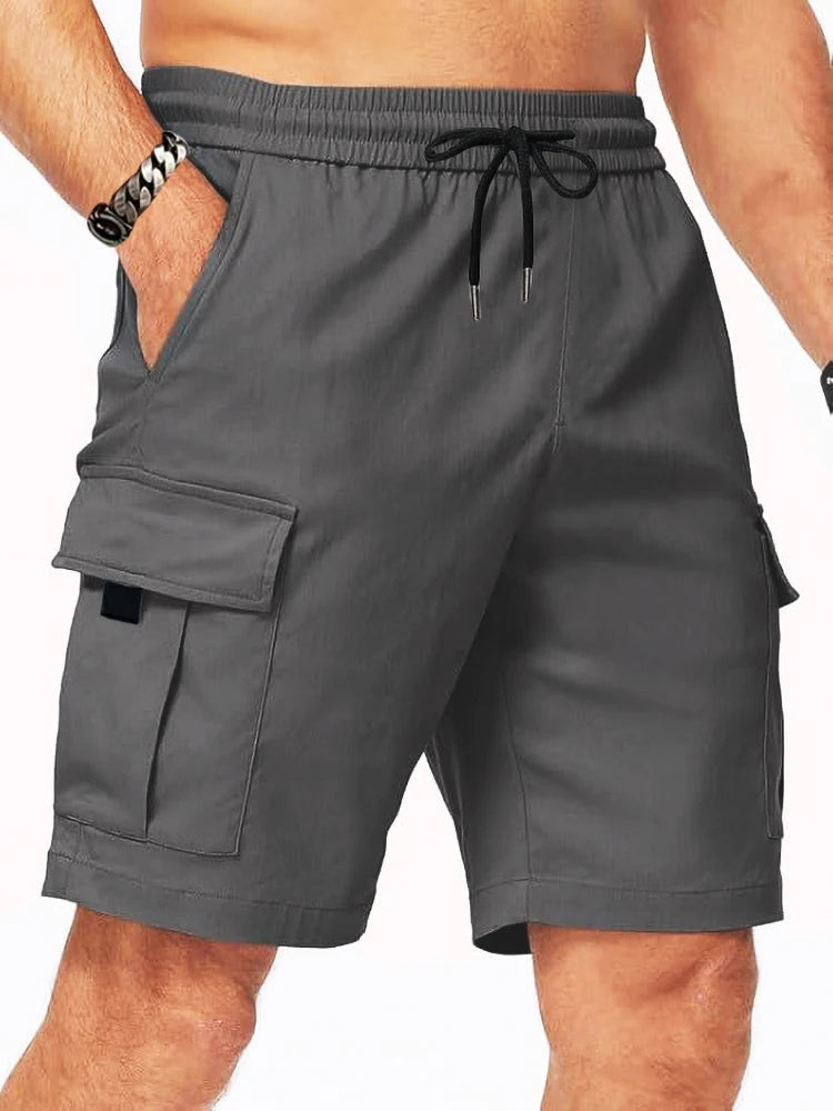 Jakub | Cargo Shorts with Drawstring Waist Pockets