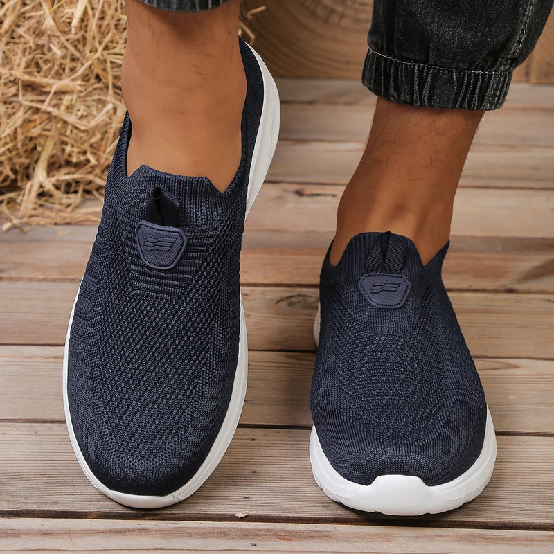 Valery | Walking Shoes with Knit Slip On Upper