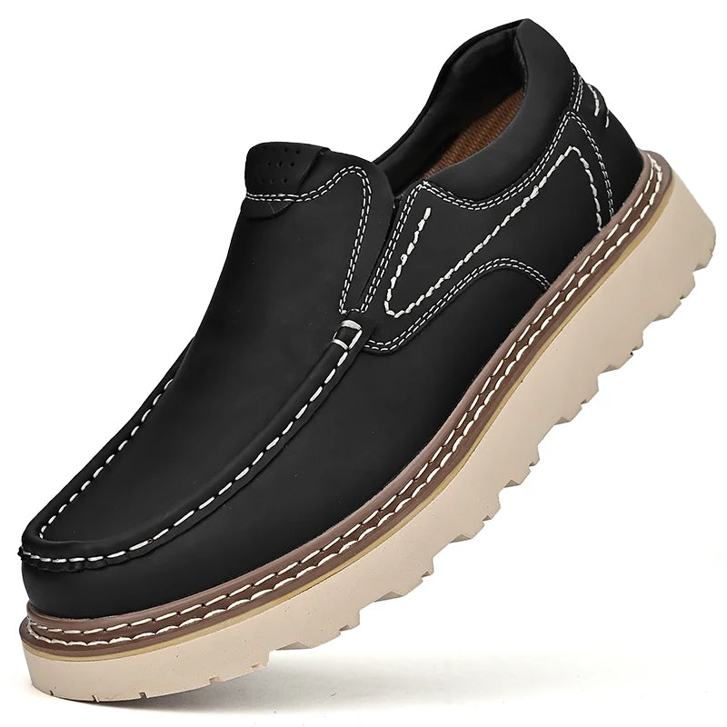 Hedwin | Slip On Moc Toe Casual Shoes