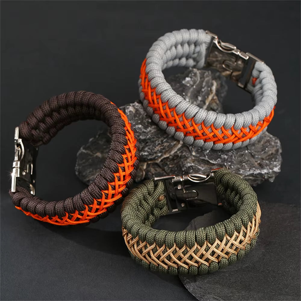 KnotVanta | Braided Cord Bracelet with Metal Buckle