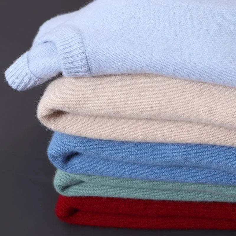 Liam | Round Neck Long Sleeve Knit Sweater