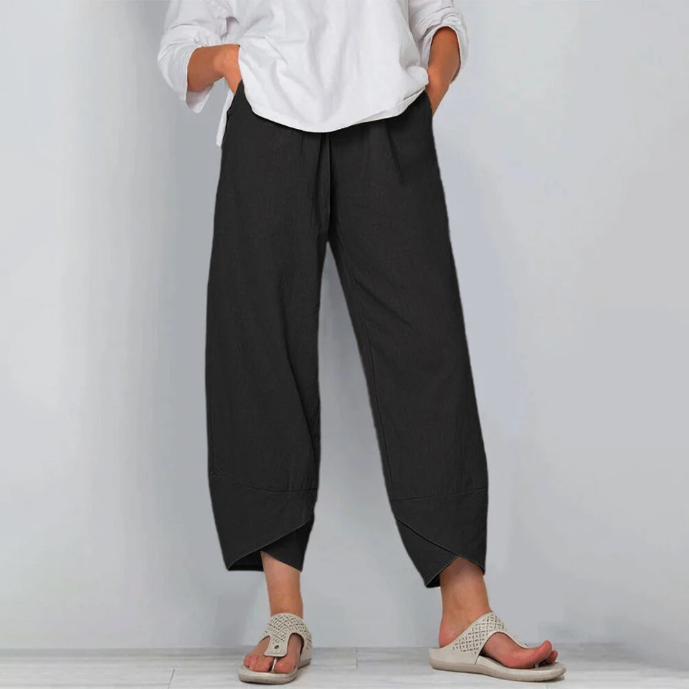 Matylda | Cropped Wide Leg Trousers