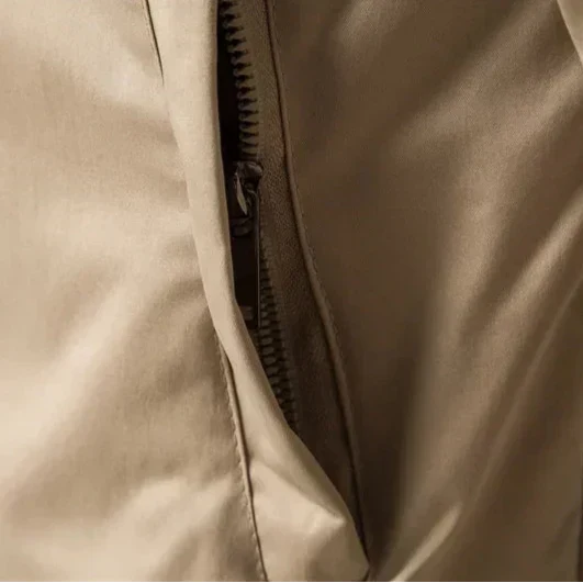 Reynaldo | Bomber Jacket With Striped Ribbed Trim