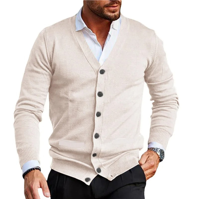 Dunstan | V-Neck Button Cardigan