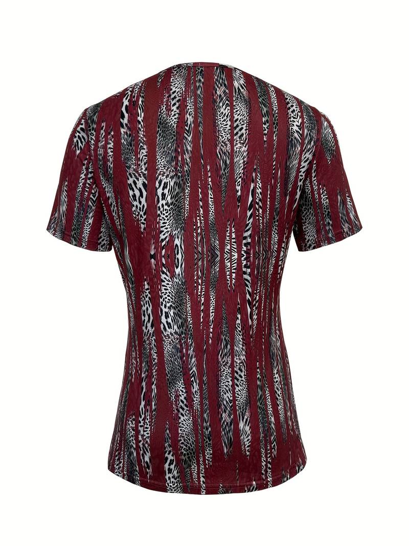 Nairy | Layered Short Sleeve Ring Front Top