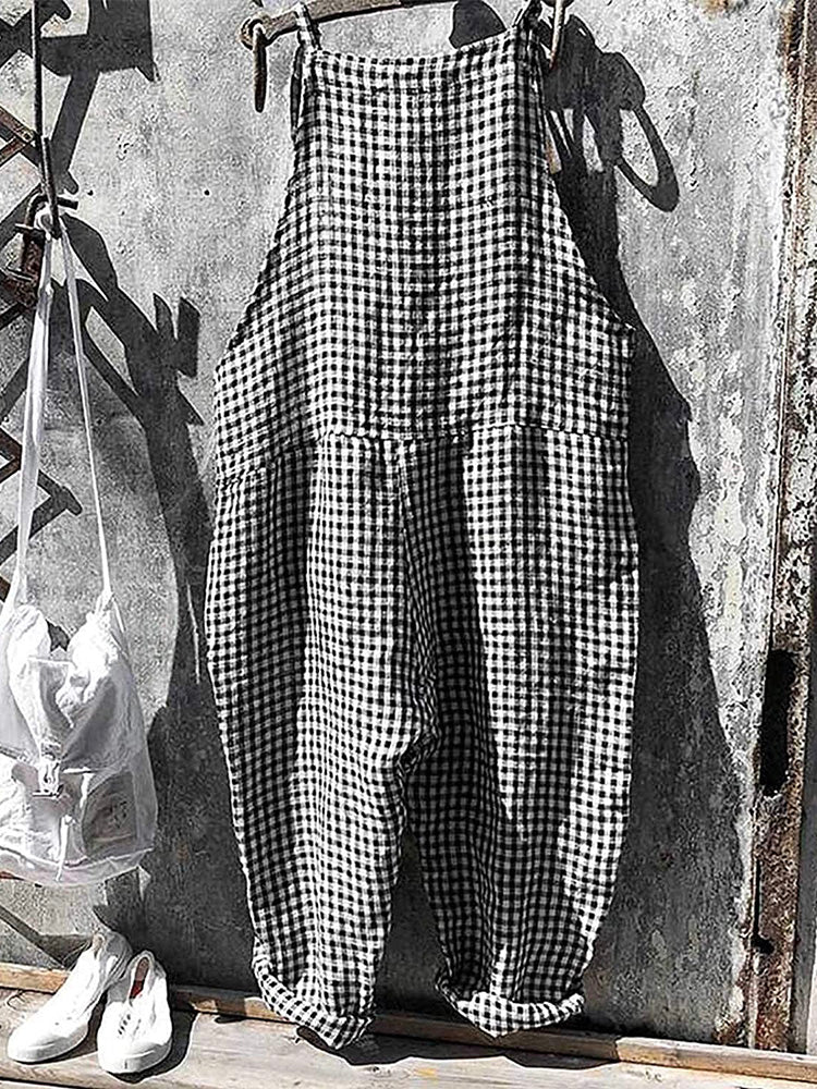 Keeley | Striped Pocket Bib Overalls Jumpsuit