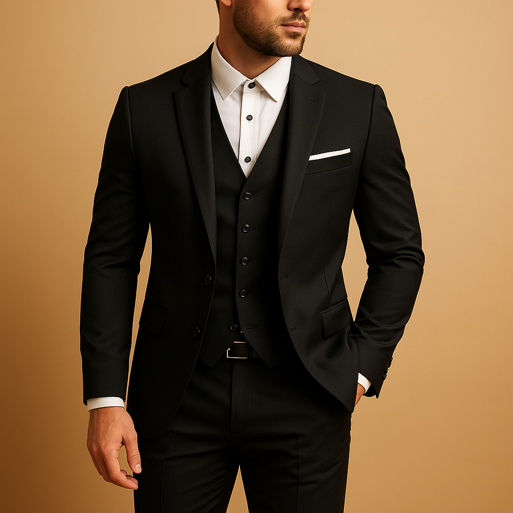 Roderick | Suit with Matching Vest and Notched Lapels