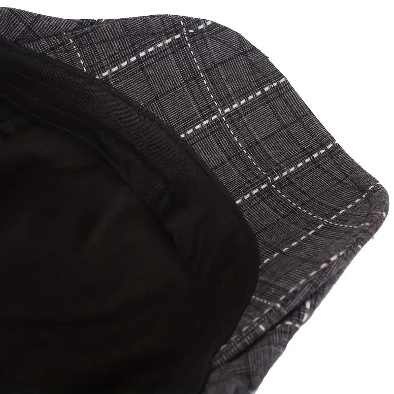 Checklyn | Plaid Flat Cap Casual Driving Hat