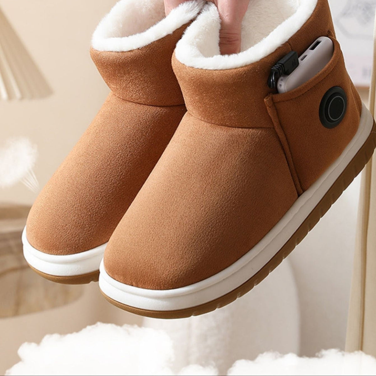 Stratoslink | USB Heated Slippers with Adjustable Temperature