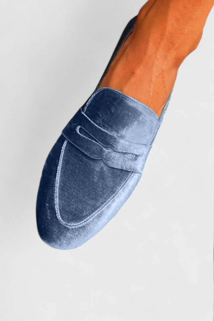 Navarro - Velvet Style Penny Loafer Slip On