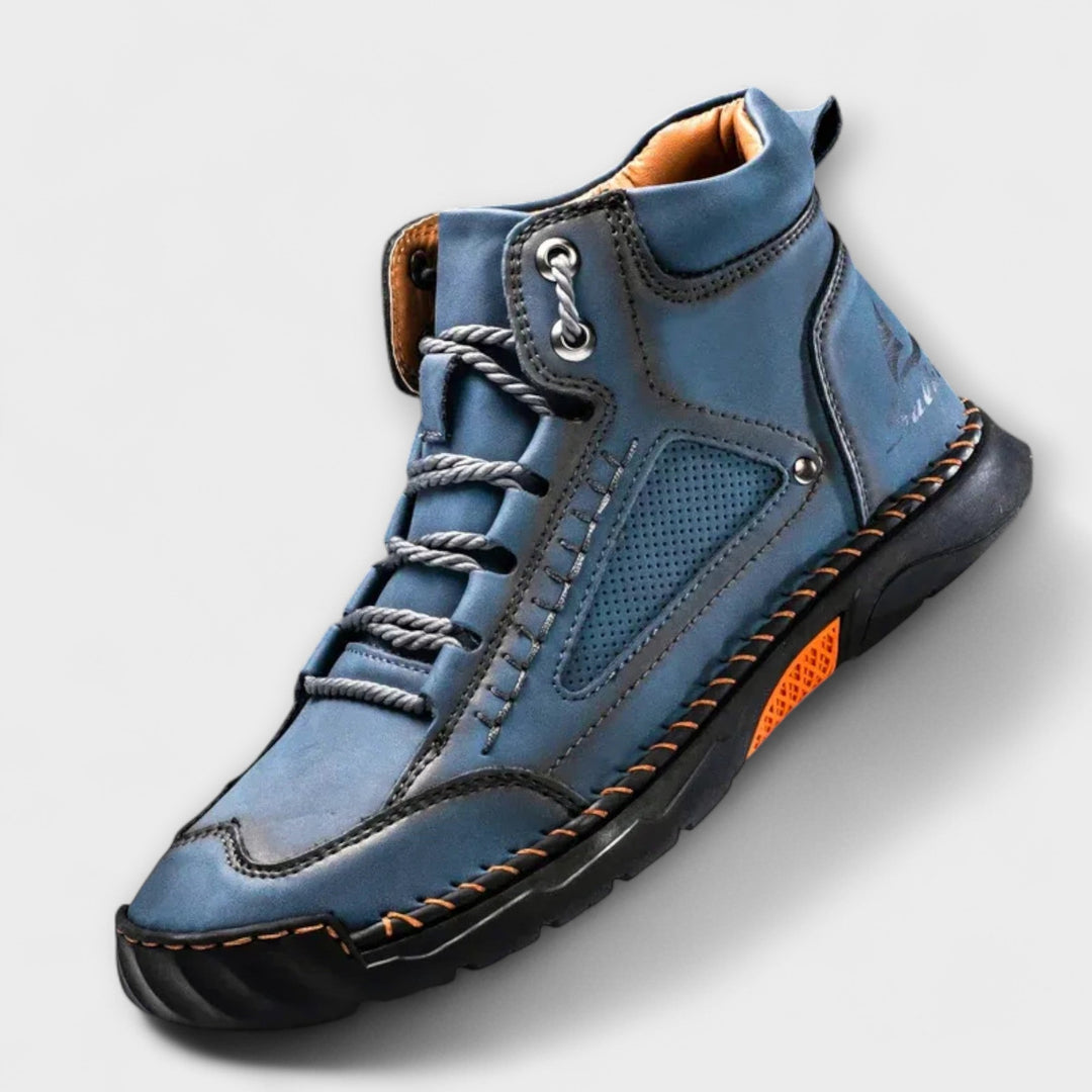 VardenRidge | Ankle Boots Lace-Up Contrast Stitch Sole