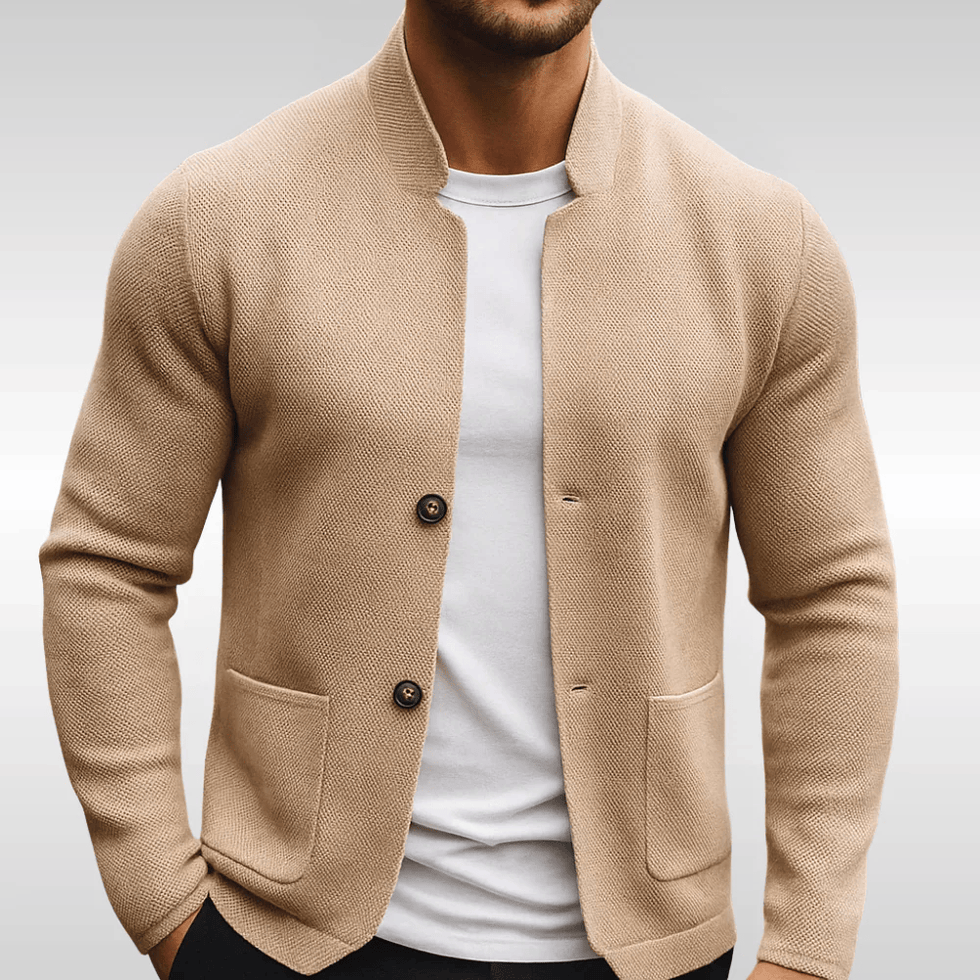 Sverker | Slim Fit Knit Cardigan