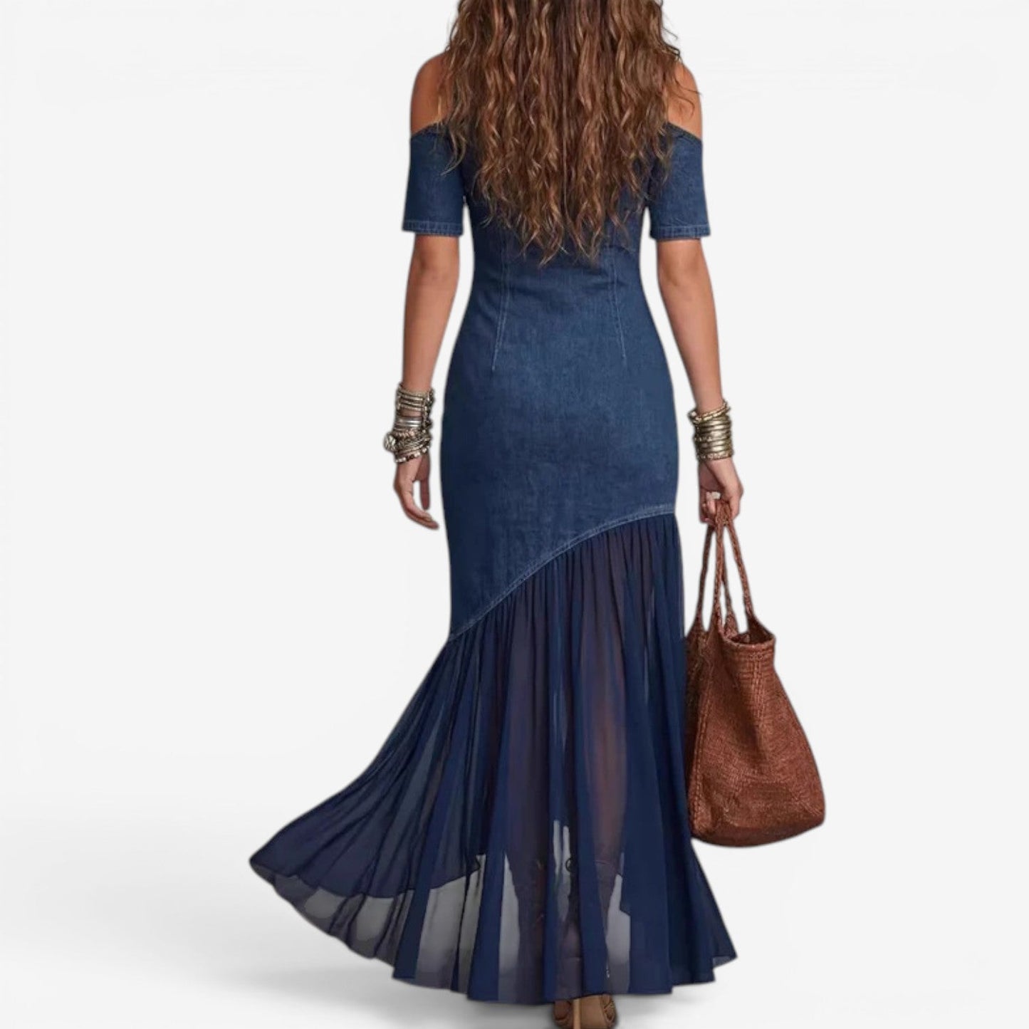 Lyttia | Cold Shoulder Maxi Dress