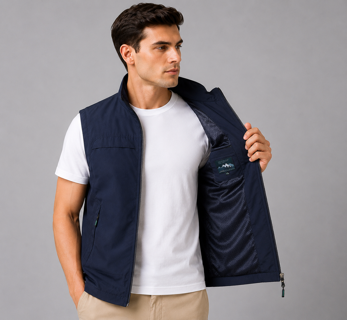 Outdoorweste herren atmungsaktiv | Outdoor Vest with Breathable Design