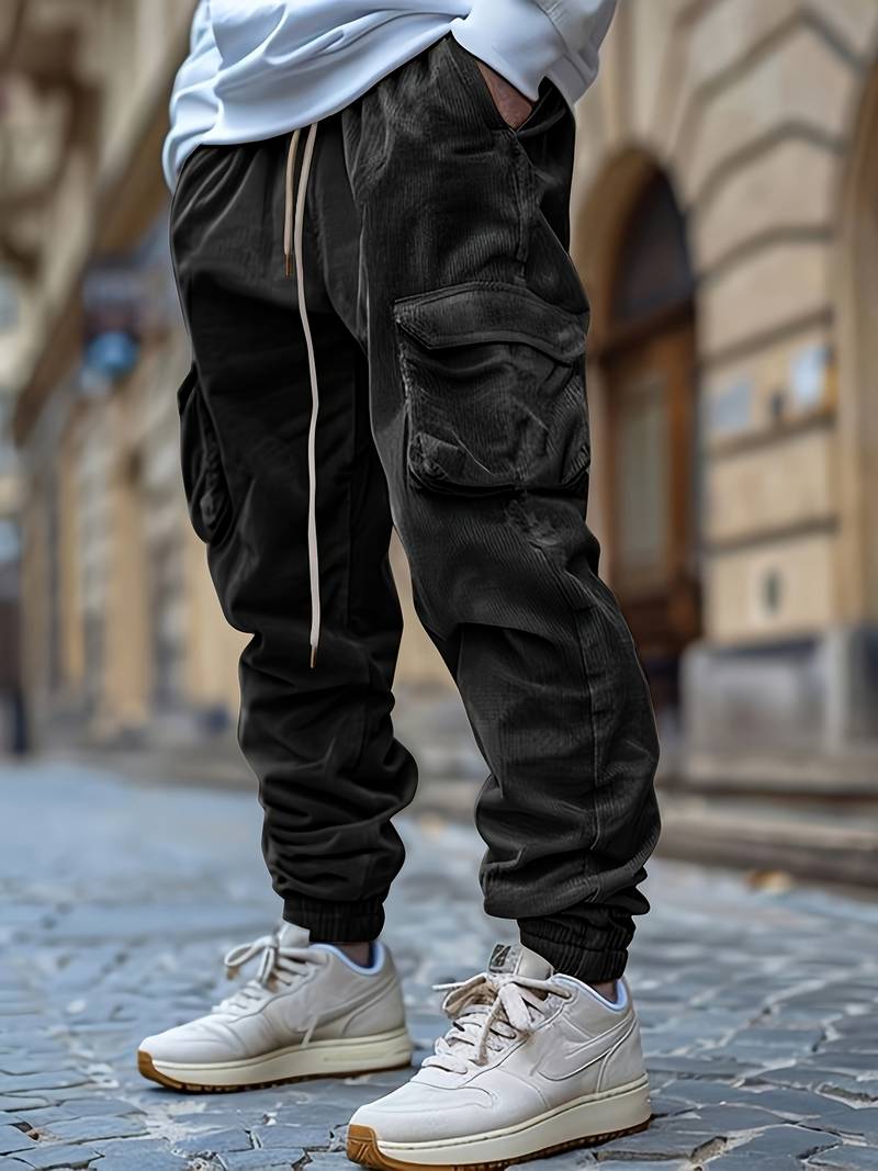 Baruch | Cargo Pants with Drawstring Waist and Pockets