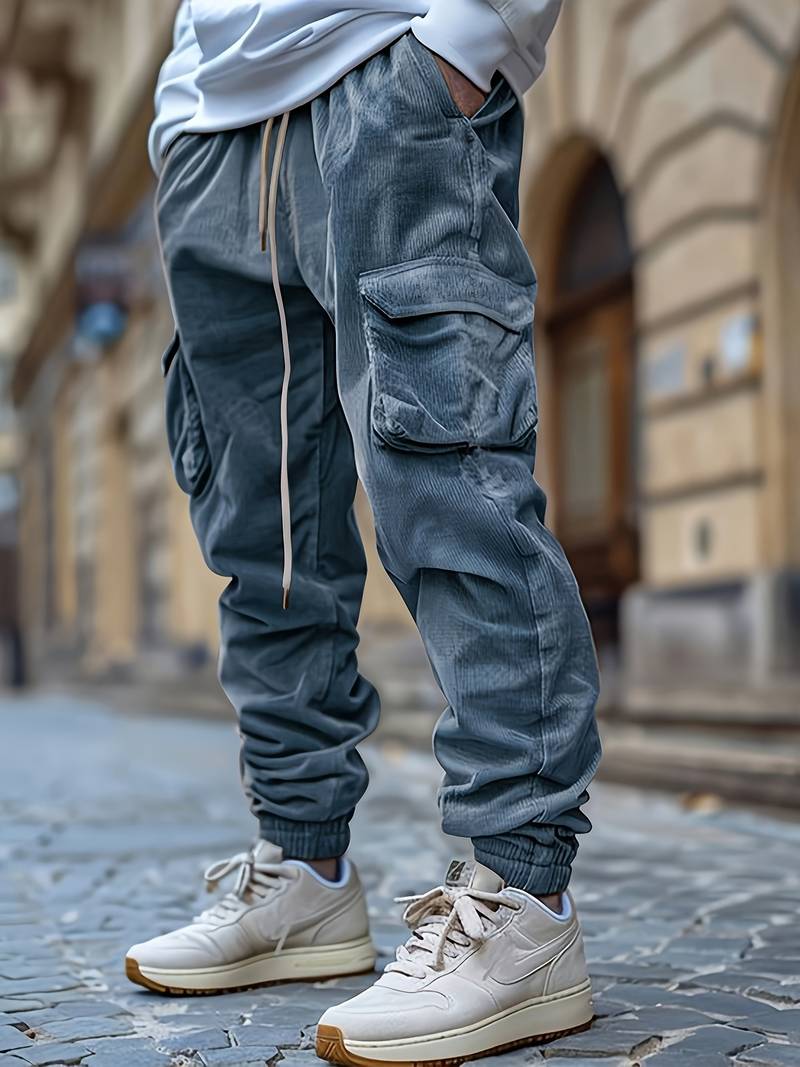 Baruch | Cargo Pants with Drawstring Waist and Pockets