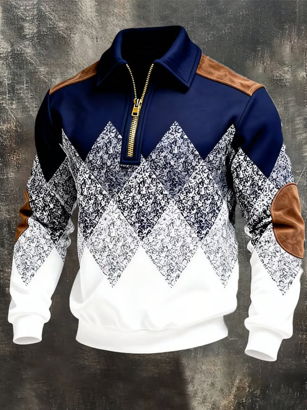 Renshaw - Argyle Quarter Zip Pullover