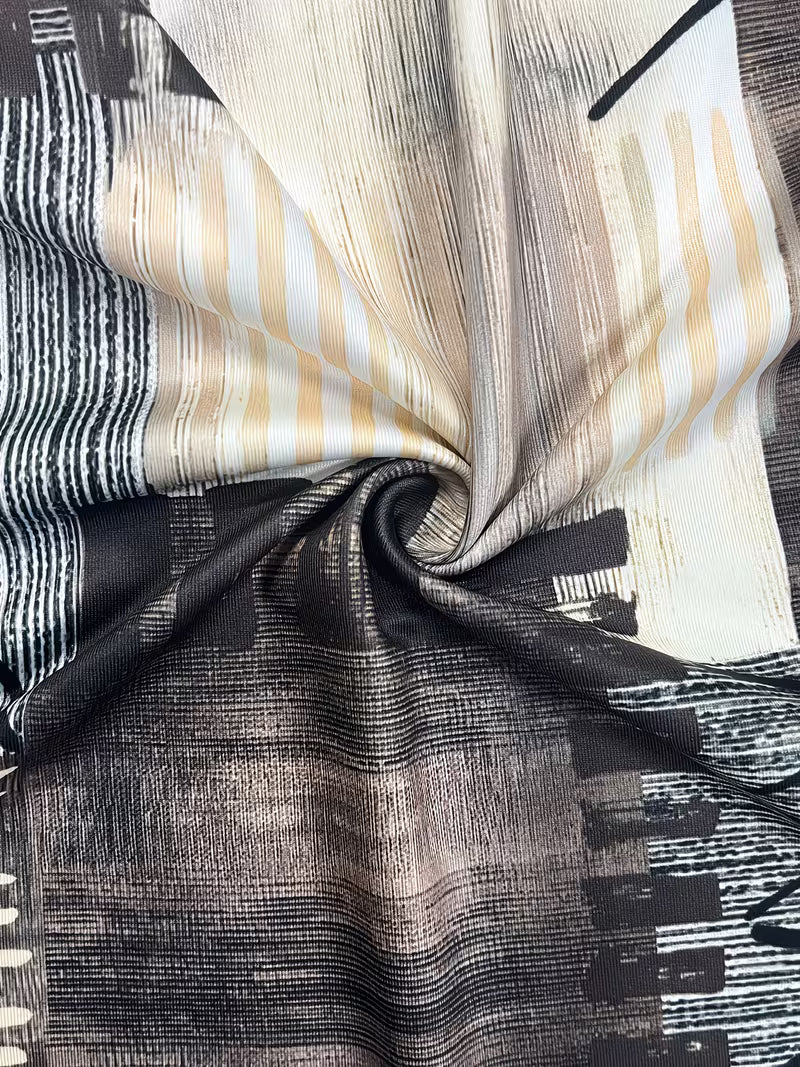 Brigitten | Sleeveless Abstract Print Maxi Dress