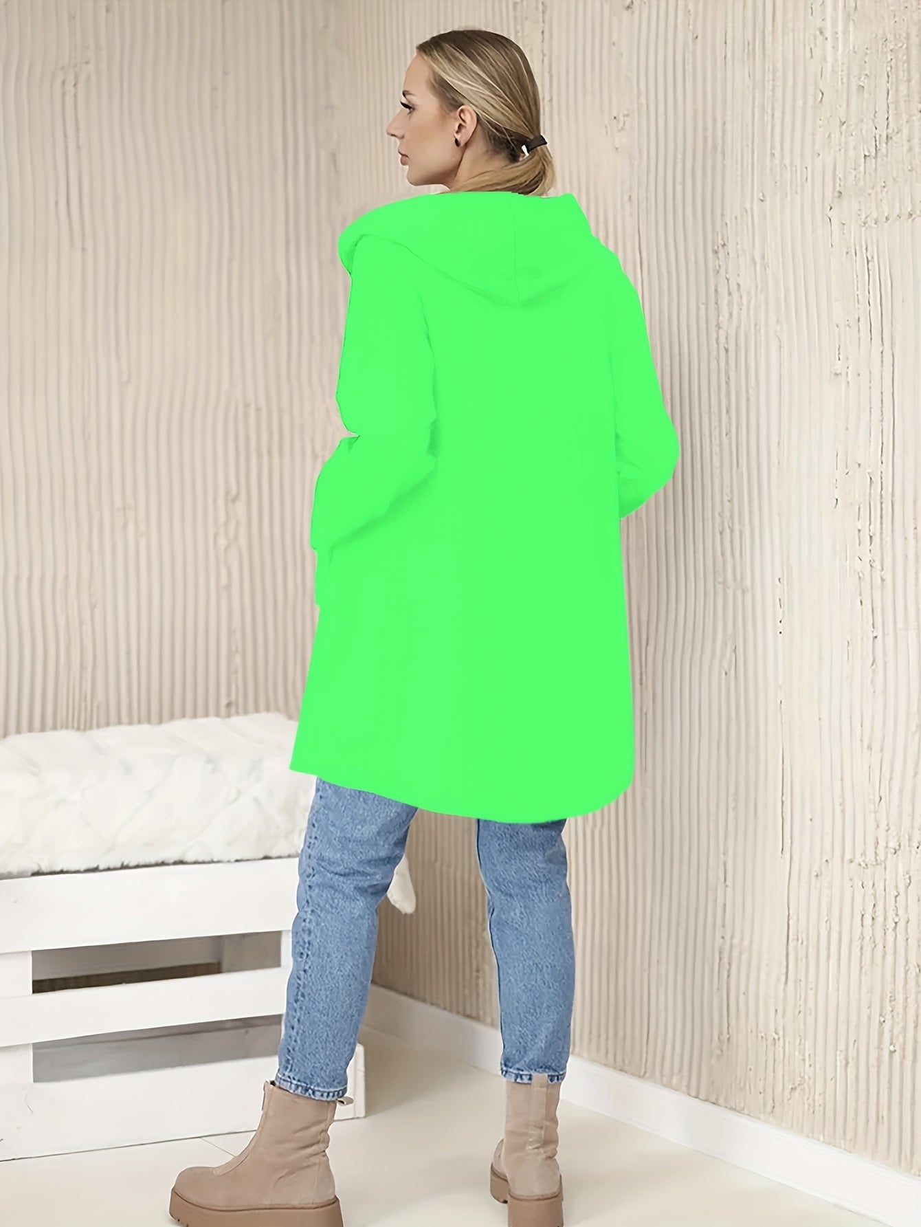 Nicola | Hooded Long Sleeve Zip Jacket