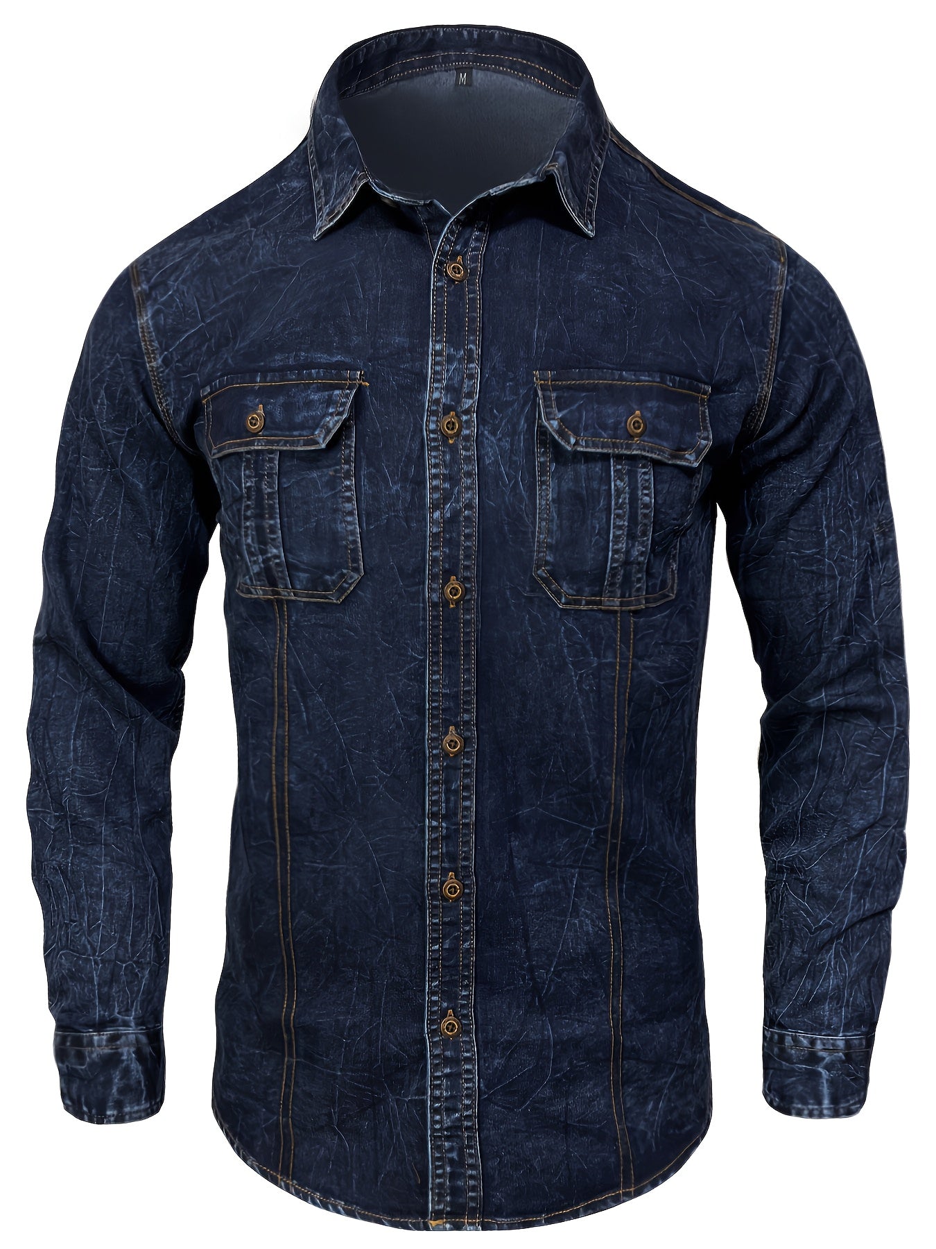 Dolvin | Washed Long Sleeve Double Pocket Shirt