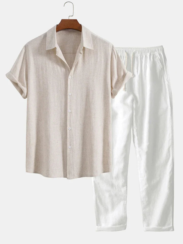 Booker | Short Sleeve Shirt Trouser Set