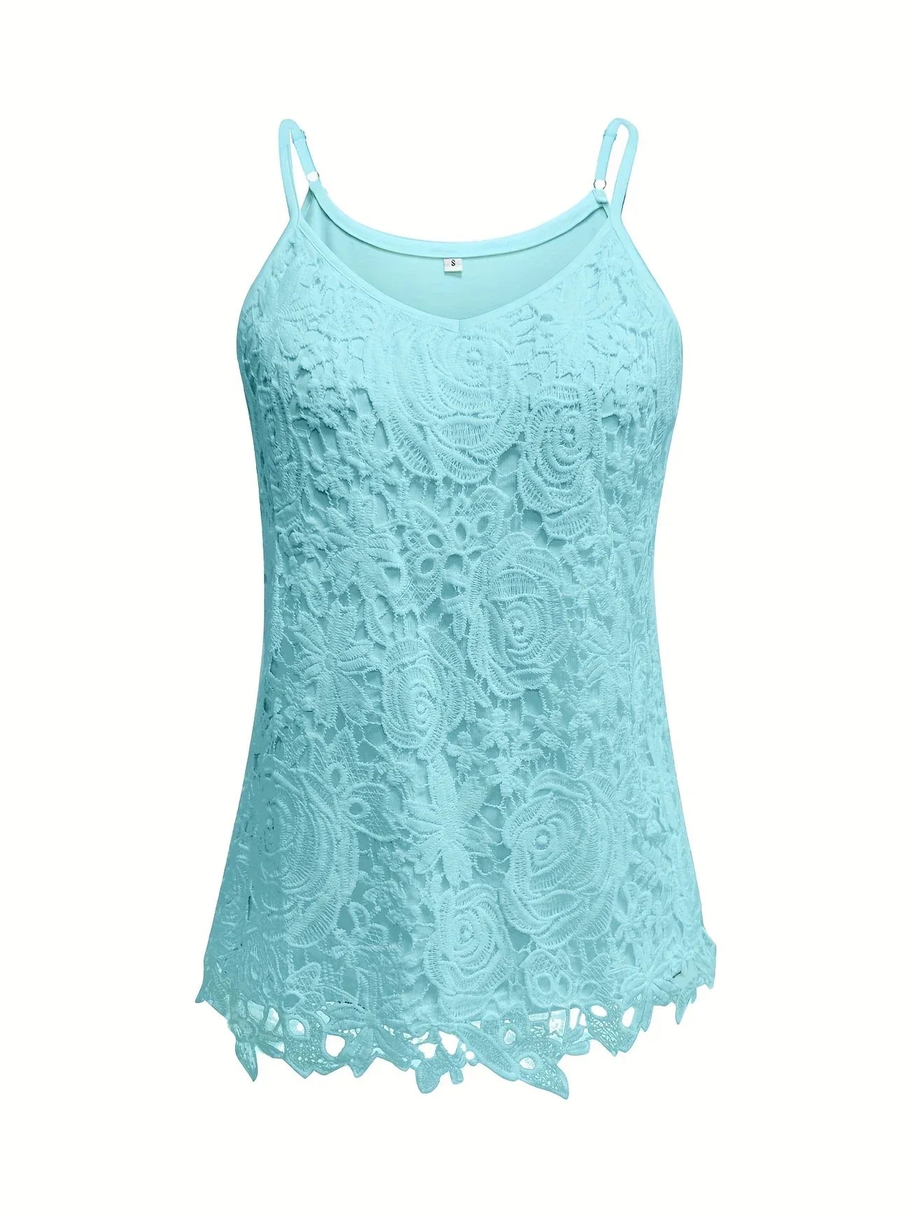Juna | Lace V Neck Sleeveless Camisole Top