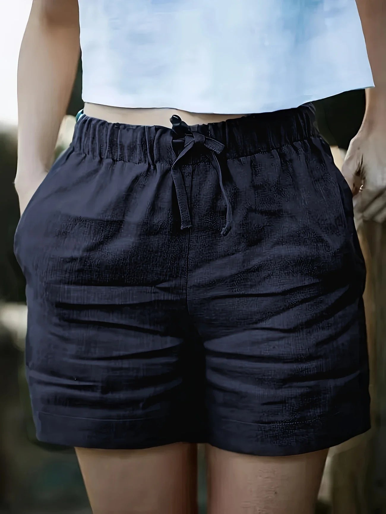 Niamh | Casual Drawstring Pocket Summer Shorts