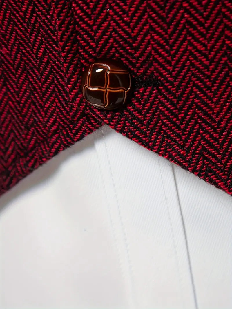 Ferry | Herringbone Notch Lapel Waistcoat
