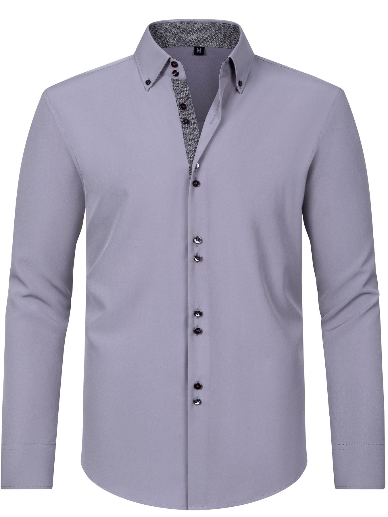 Remco | Button-Up Shirt with Contrast Collar Trim